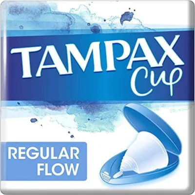 Obrázok produktu pre Menštruačný kalíšok Tampax Regular - navrhnutý s gynekológom - 1 kus