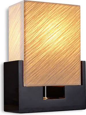 Produktbild von Tischlampe Lampe in beige aus handgeschöpftem Papier - Leuchte Licht