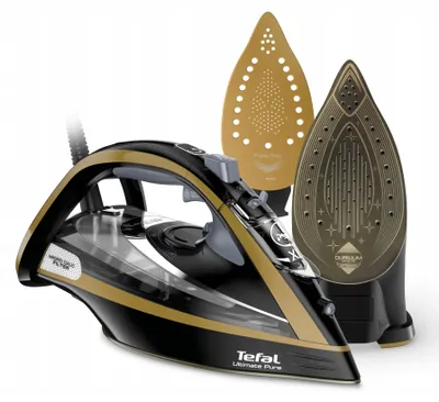 Produktbild von TEFAL ULTIMATE PURE FV9865E0 Dampfeisen, 3000 W, DURILIUM AIRGLIDE