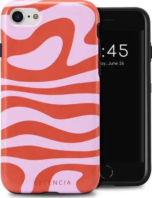 Produktbild von Selencia Vivid Back Cover iPhone SE (2022 / 2020) / 8 / 7 / 6(s) - Dream Swirl Pink