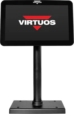 Produktbild von Virtuos 10.1" SD1010R schwarz, LCD Farb-Kundendisplay, USB
