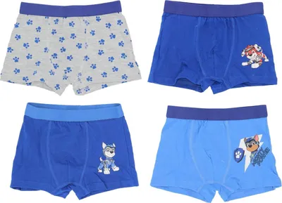 Produktbild von PAW Patrol Boxershorts für Kinder 4er Pack Bequem und Bunt 98/104 cm