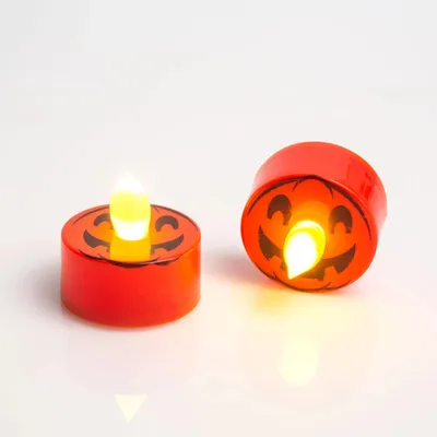 Immagine prodotto di GLOBIZ Candele a forma di zucca a LED - confezione da 2 pezzi