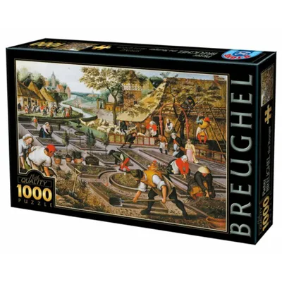 Produktbild von Puzzle 1000 Brueghel, Vier Jahreszeiten - Frühling