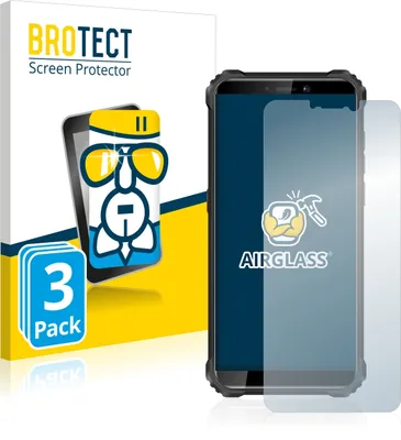 Produktbild von 3x BROTECT Schutzglas für Oukitel WP5 Schutzfolie Panzer Folie Glas Display Schutz klar