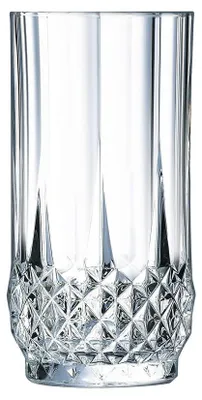 Image de 6 verres à eau vintage 28cl Longchamp - Cristal d'Arques - Verre ultra transparent au design vintage