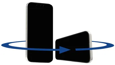 Produktbild von ANANK - 2.5D 360° Privacy-Schutzglas für iPhone 14 - Schwarz