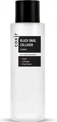 Zdjęcie produktu dla COXIR Black Snail Collagen Toner - Kolagenowy toner ze śluzem czarnego ślimaka, 150 ml