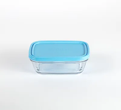 Image de Freshbox - Boite de conservation rectangulaire couvercle bleu 1,1L