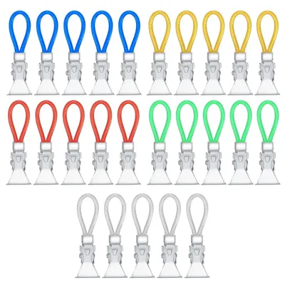 Handtuchclips aus Metall, 25 Stück, für Bad und Küche