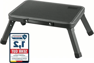 Produktbild von Famanu Klapptisch kompakt schwarz - vielseitig einsetzbar für Camping und Zuhause