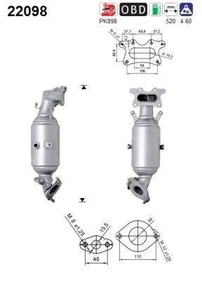 Zdjęcie produktu dla Katalizator Honda Civic Euro 4