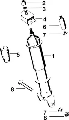 Produktbild von Rms Ersatz für Stoßdämpfergummi f. Schocks