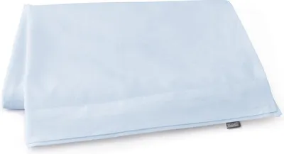 Produktbild von Eleganzzz Bettlaken Perkal-Baumwolle – Licht Blau  – 240x275  – kühl & glatt – ohne Gummizug
