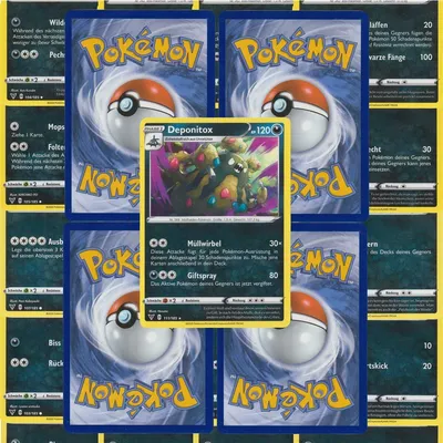 Immagine prodotto di 10 diverse carte Pokémon Oscurità, inclusa una carta olografica - Tedesco