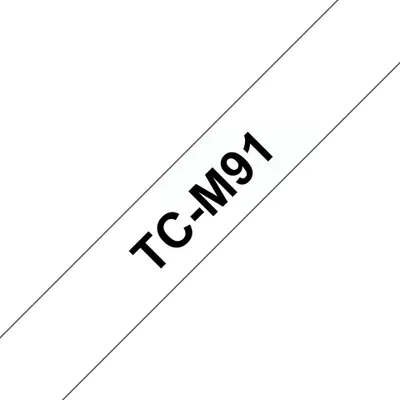 Produktbild von Brother TCM91, 1 Stück(e), TC, Schwarz auf transparent, Japan, 5 Jahr(e), Brother PT2000, PT3000, PT500, PT5000, PT8E