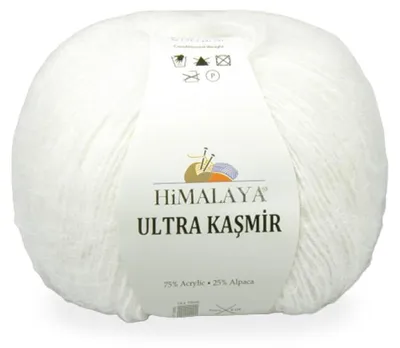 Produktbild von Wolle Himalaya Ultra Kasmir 807 weiß - Stricken & Häkeln