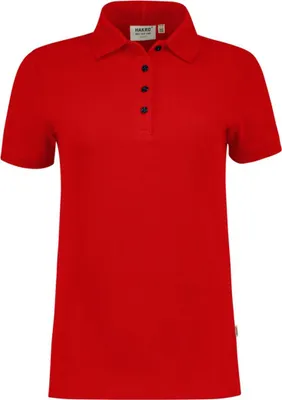 Produktbild von HAKRO Hakro Damen Poloshirt Bio Baumwolle Gots #301 Gr. S rot