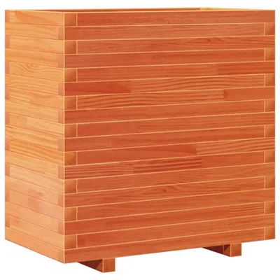 Immagine prodotto di vidaXL Fioriera marrone cera 70x40x72 cm in legno di pino massiccio