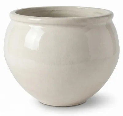 Obrázek produktu pro Provencelia LUTECE extra velký květináč XXL, keramický, mrazuvzdorný, Krémová, Ø85 x V64 cm, 160 l