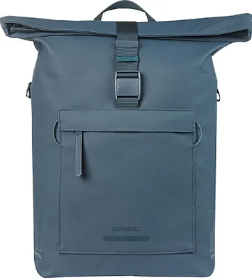 Produktbild von Basil Brooklyn Mik Hooks Fahrradtasche 17l Blau  Blau One Size