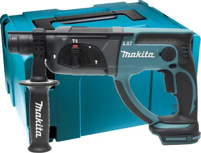 Obrázek produktu pro Makita DHR202ZJ, Černá, Modrá, Stříbrná, 2 cm, 1100 ot/min, 1,9 J, 4000 bpm, 1,3 cm