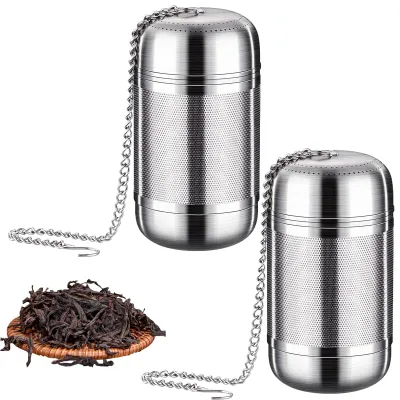 Produktbild von Teesieb für losen Tee - 2er Set aus 304 Edelstahl - Teefilter für Teekannen