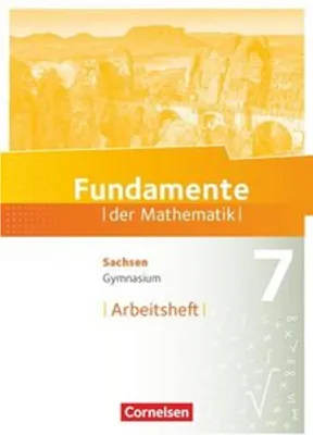 Obrázok produktu pre Fundamente der Mathematik - Sachsen - 7. Schuljahr Arbeitsheft mit Lösungen