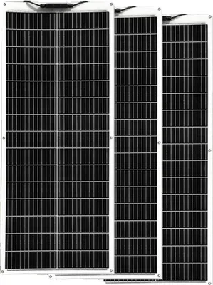 Zdjęcie produktu dla Panel słoneczny, elastyczna konstrukcja, wysoka wydajność, 3szt 100w