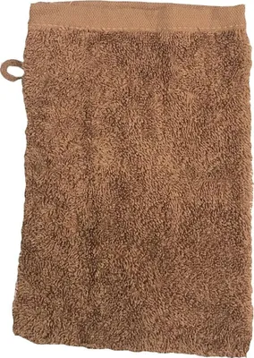 Zdjęcie produktu dla Klasyczna ściereczka frotte 15x24 cm brązowa