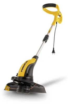 Zdjęcie produktu dla Elektryczny trymer do trawy o mocy 400 W i szerokości roboczej 270 mm, narzędzie 2-w-1 do pielęgnacji ogrodu