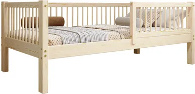 Obrázek produktu pro TIMBEE Alfi dětská postel jednolůžko borovice 70x140cm postel dřevo nelakované