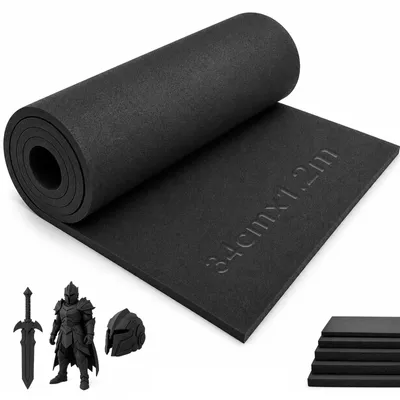 Imagen del producto de Alfombrilla de EVA de 2 mm, color , de 34 x 120 cm, para el taller