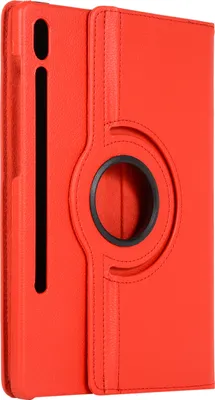 Produktbild von 360° Schutz Hülle für Samsung Galaxy Tab S7 11" 2020, Für Samsung Galaxy Tab S8 11" 2021 Case Etui Tasche Cover Drehbar - ROT