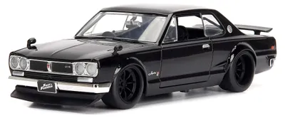 Zdjęcie produktu dla Jadatoys Modellauto Fast & Furious 1971 Nissan Skyline 1:24 Modellaut