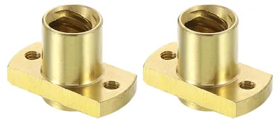2x Tr8 Messingmutter für Trapezspindel 10 mm 4-gängig