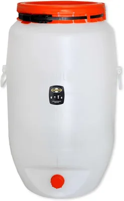Produktbild von Getränkefass mit 120 Liter Fassungsvermögen in runder Form