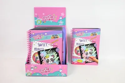 Produktbild von Cutie-Crew Kratzbuch CC60352