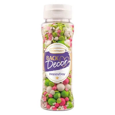 Produktbild von BackDecor Premium Streuselmix Happy Day, 100 g