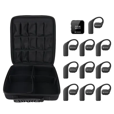 Productafbeelding van Retekess TT135 toursysteem, audiopresentatiesysteem, vertaalsoftware en audio-afspelen, eenvoudige koppeling met één druk op de knop, Bluetooth, geschikt voor reizen en fabrieken