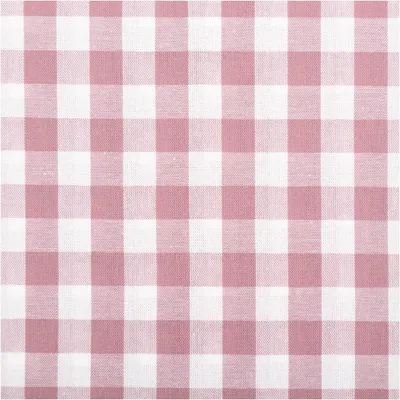 Produktbild von Baumwollstoff Popeline Vichy Karo mauve weiß Meterware