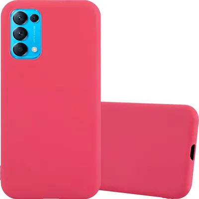 Zdjęcie produktu dla Cadorabo Etui do Oppo FIND X3 LITE Etui ochronne w kolorze czerwonym Etui na telefon komórkowy Etui silikonowe TPU Cover