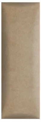 Obrázok produktu pre Nástenné panely 3D 30 x 90 cm čalúnené - na veľmi jednoduchú montáž, z velúrovej tkaniny, s mäkkou výplňou, farba orechová