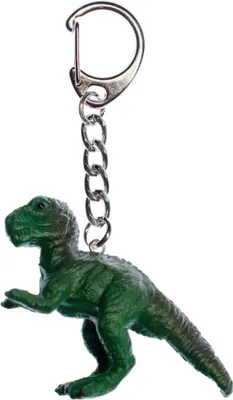 Produktbild von T-Rex Schlüsselanhänger Miniblings Tyrannosaurus Dino Dinosaurier grün