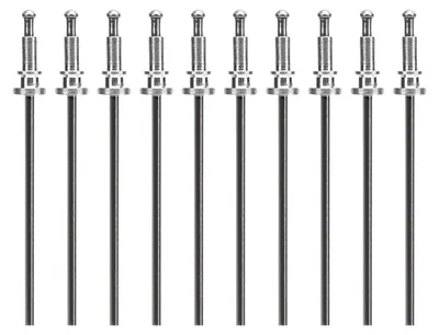 Produktbild von 10PCS Fensterverkleidungsclip Punktschweißstift Robustes Metall-Ersatzbolzen-Nieten-Set