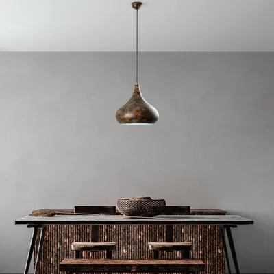 Produktbild von Opviq, SAGLAM-3774-RETRO, Kronleuchter, METALLKÖRPER, Antiquität, 126 x 20 x 20 cm