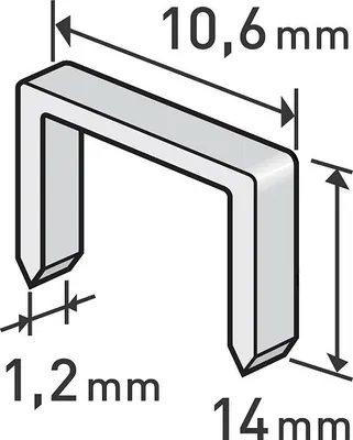 Immagine prodotto di spony, balení 1000ks, 14mm, 10,6x0,52x1,2mm