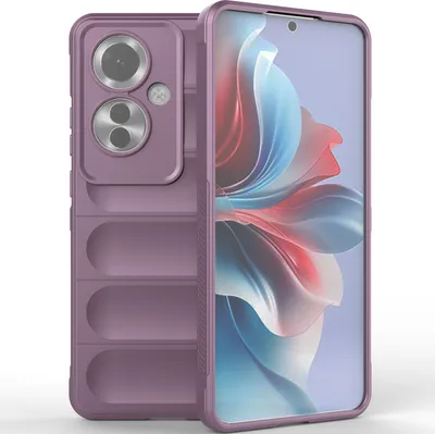 Produktbild von Handyhülle für Oppo Reno11 F Weich TPU Silikon Stossfest Anti-rutsch Hülle Lila