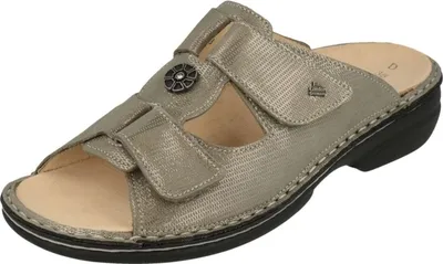 Produktbild von Finn Comfort Pattaya, Fuchsia, Damenschuhe, Pantolette, bequem, Leder,  - Damenschuhe Pantolette /  Zehentrenner, Beige, leder (campagnolo)