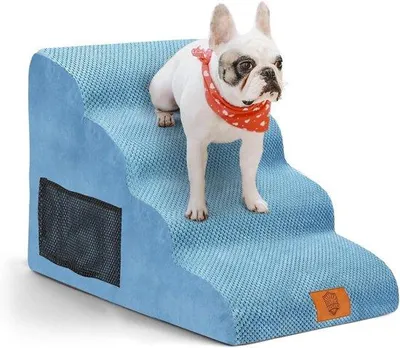 Image de Escalier pour chats et chiens 73 x 51 x 40 cm, antidérapant, en mousse haute densité